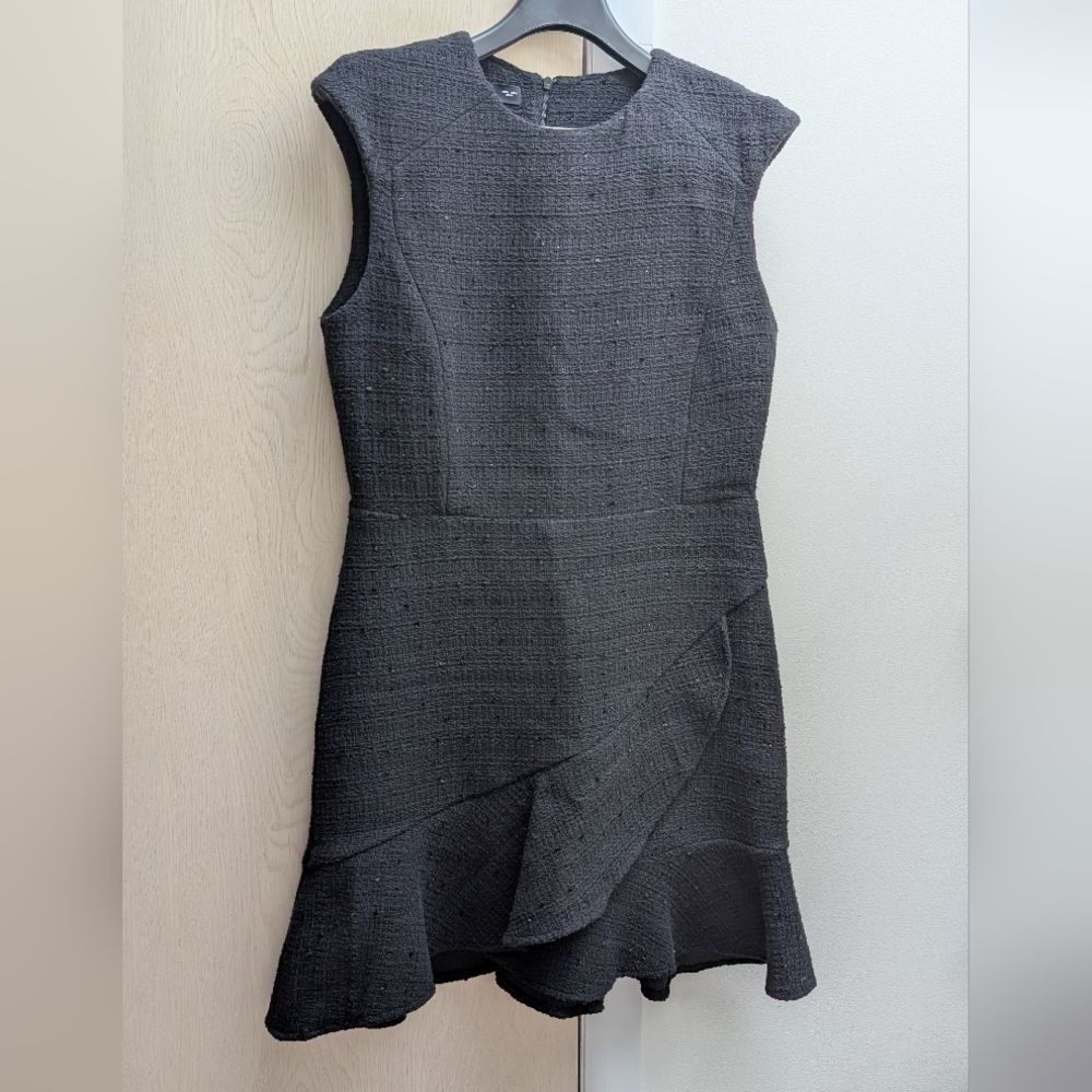 Mango - Elegant Black Sleeveless Dress - Size Medium